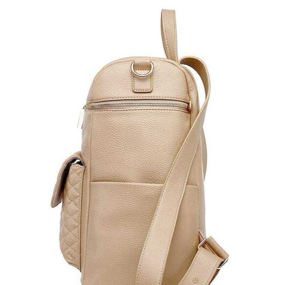 Luli Bebe- Monaco Diaper Bag-Latte Brown - Picture 6 of 14